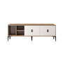 Hanah Home Era 3804 Soporte para TV Roble Zafiro y Blanco